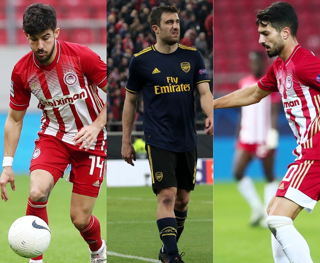 Ολυμπιακός: Ο Πέπε, ο Ανδρούτσος και ο… Sokratis  (photos)