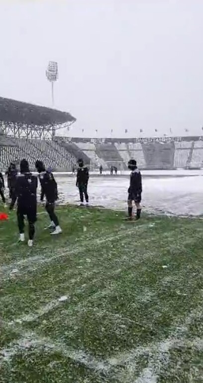 ΠΑΟΚ: Προπόνηση στο χιόνι (photos)