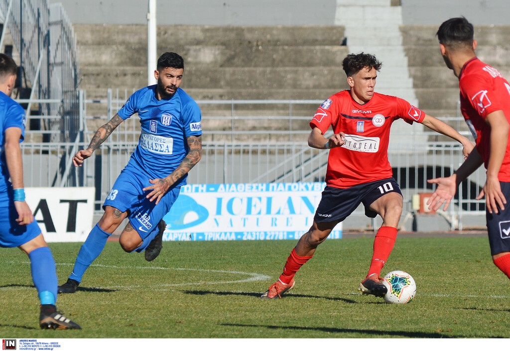 Τρίκαλα-Απόλλων Λάρισας 1-0: Τρίποντο με Σταματή
