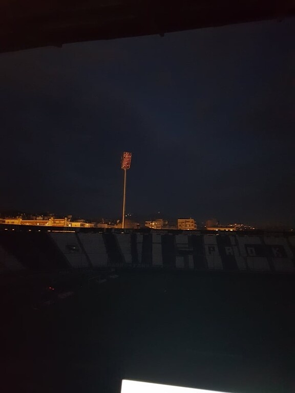 Μαύρο σκοτάδι στην Τούμπα: Έπεσε το ρεύμα πριν το ΠΑΟΚ-ΑΕΚ! (photos)