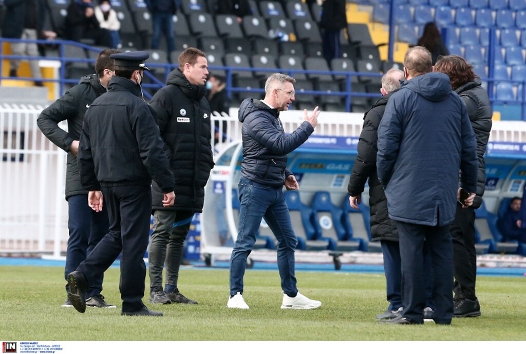 Ατρόμητος-Ολυμπιακός: Η ένταση στο ημίχρονο - Έξαλλος ο Κάναντι (photos)