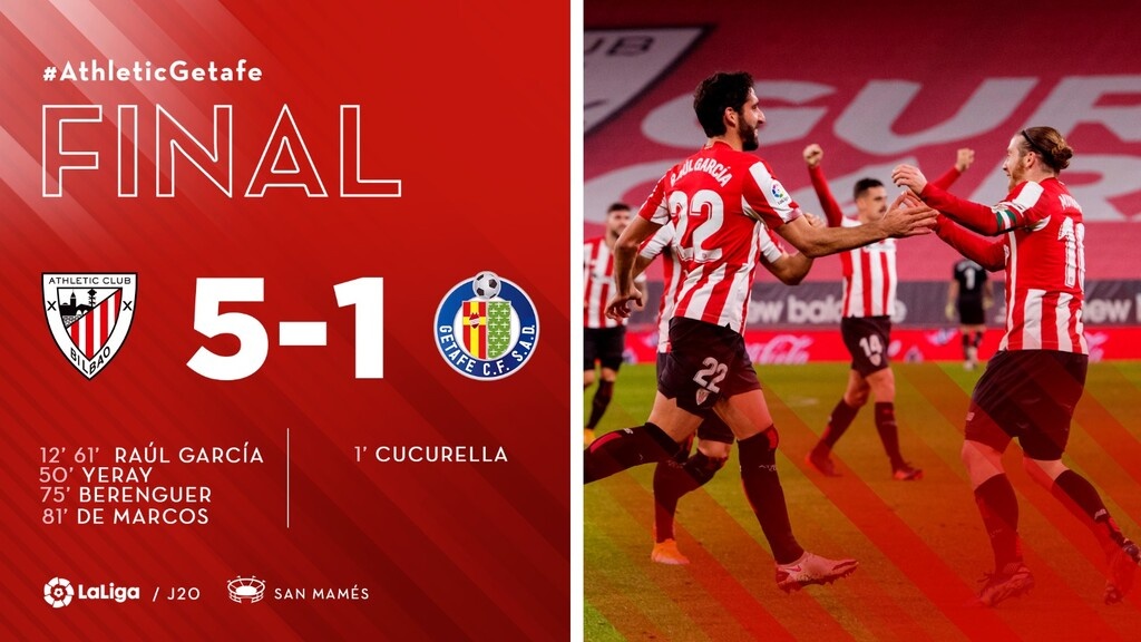 La Liga: Η Μπιλμπάο νευρίασε και ισοπέδωσε τη Χετάφε! (video+photos)