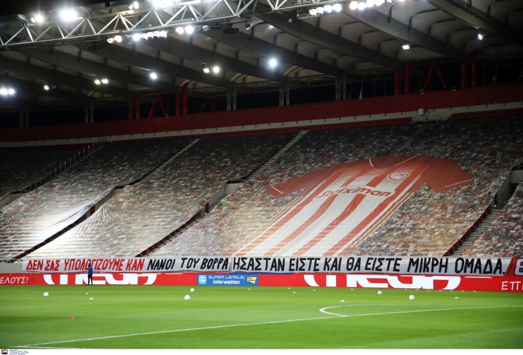 Ολυμπιακός-ΠΑΟΚ: Tα πανό που έβαλαν «φωτιά» στο ντέρμπι (photos)