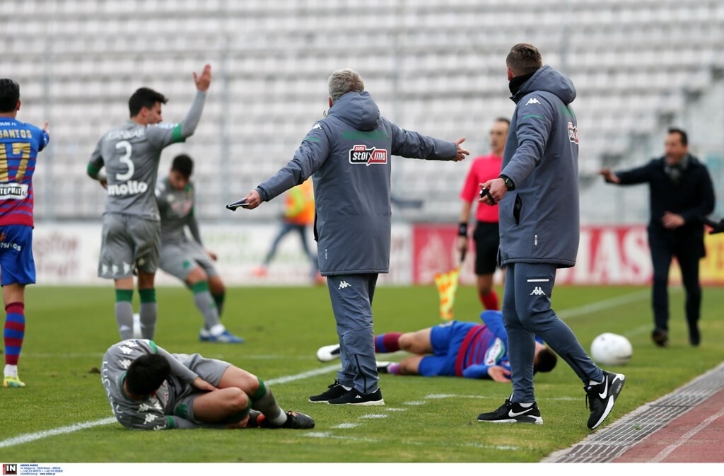 ΝΠΣ Βόλος-Παναθηναϊκός: Αποβολή για Χουάνκαρ, τρομερές διαμαρτυρίες από τους «πράσινους» (video)