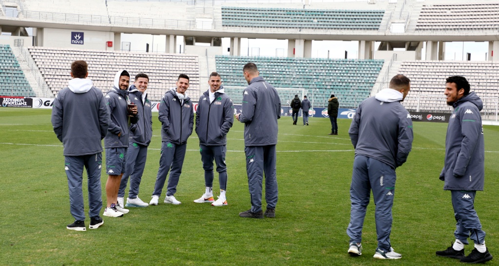 ΝΠΣ Βόλος-Παναθηναϊκός: Οι παίκτες του «τριφυλλιού» στο Πανθεσσαλικό (photos)