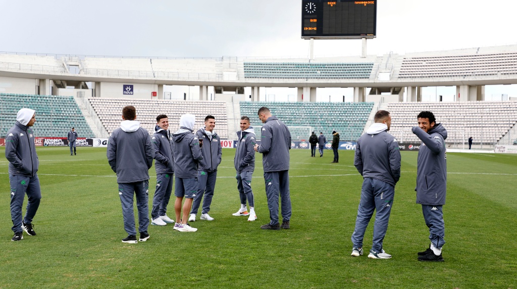 ΝΠΣ Βόλος-Παναθηναϊκός: Οι παίκτες του «τριφυλλιού» στο Πανθεσσαλικό (photos)