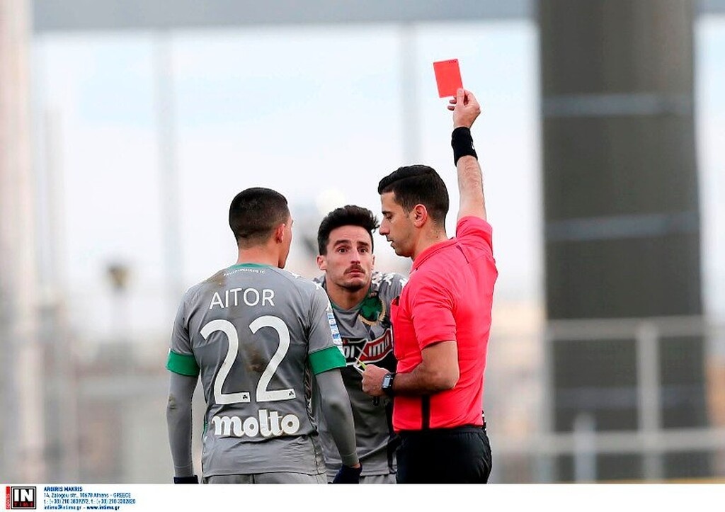 Παναθηναϊκός: Καμπάνα δύο αγωνιστικών στον Χουάνκαρ για την αποβολή στο Βόλο (video+photos)