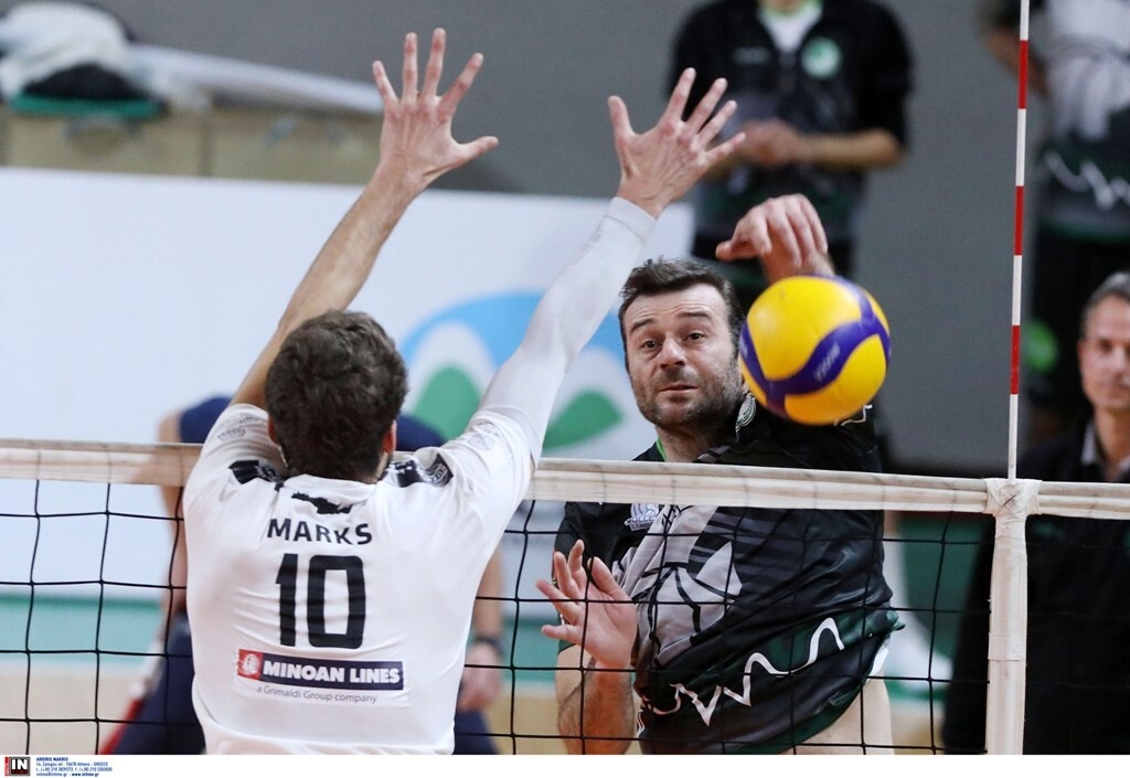 Volley League: Έσπασε το… ρόδι ο Μίλων (photos)