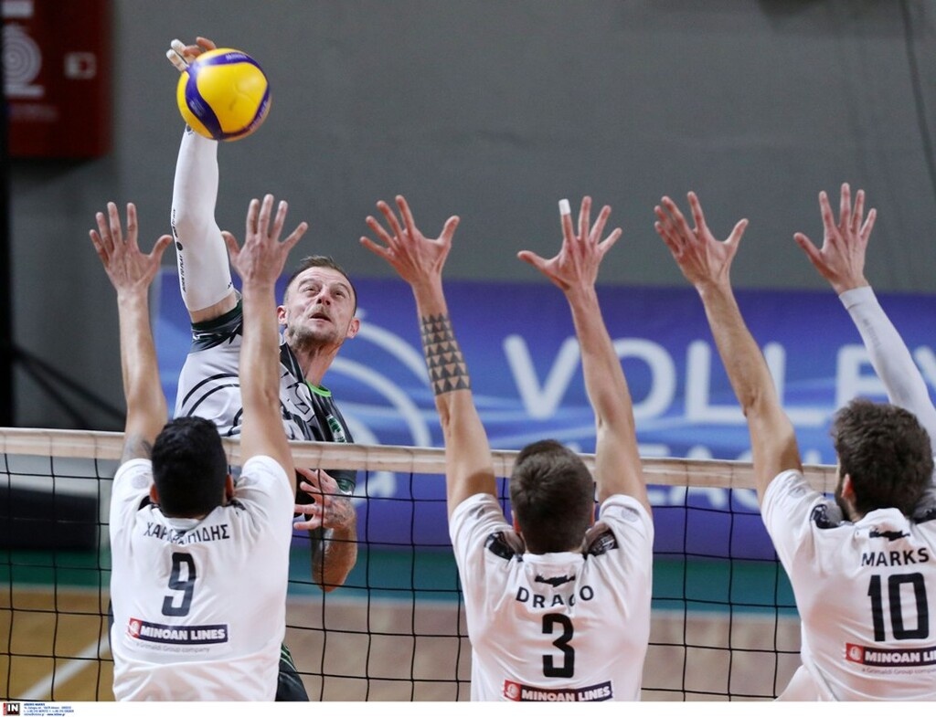 Volley League: Έσπασε το… ρόδι ο Μίλων (photos)