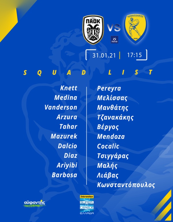 ΠΑΟΚ-Παναιτωλικός: Η αποστολή των Αγρινιωτών για το ματς της Τούμπας (photos)