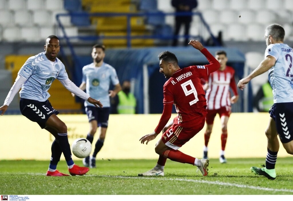 Απόλλων Σμύρνης-Ολυμπιακός: Τραγικό αμυντικό λάθος και γκολ ο Χασάν (video)