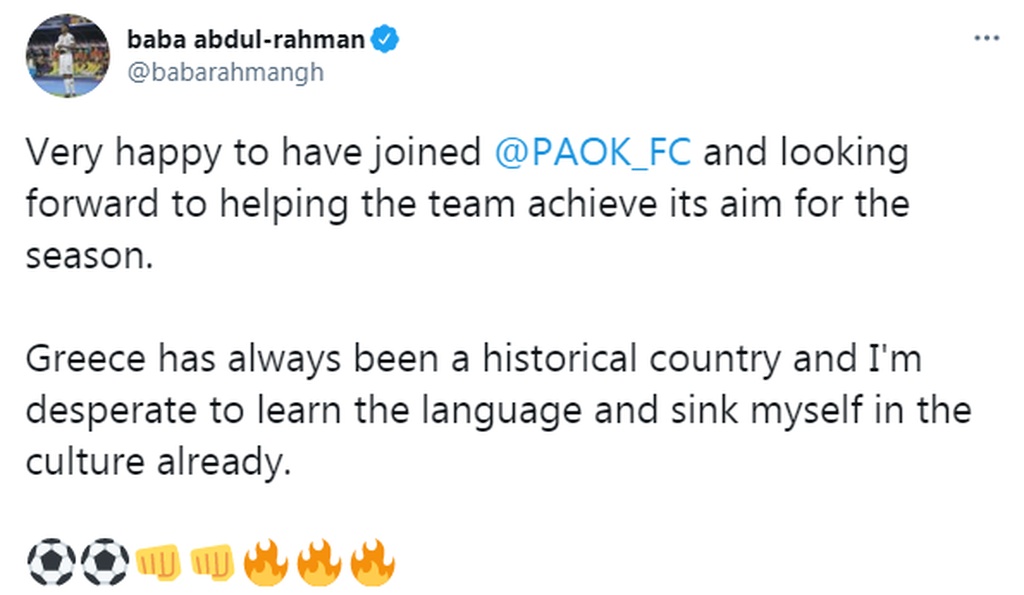 ΠΑΟΚ: Ανυπόμονος ο Μπαμπά Ραχμάν, θέλει να μάθει ελληνικά! (photos)