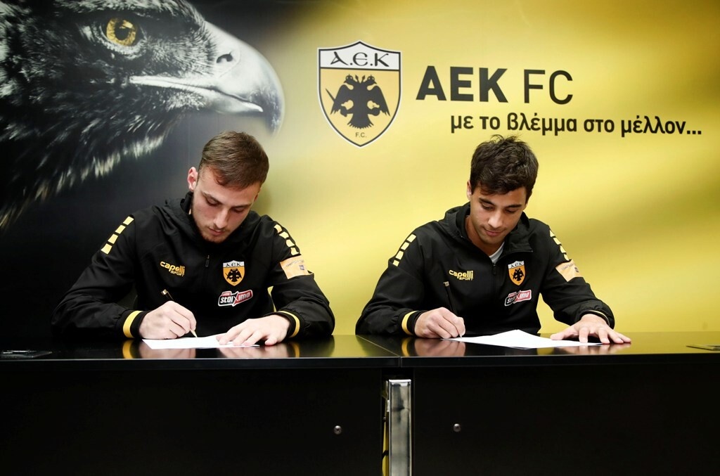ΑΕΚ: Οι υπογραφές των Μαχαίρα, Μιτάι (photos+video)