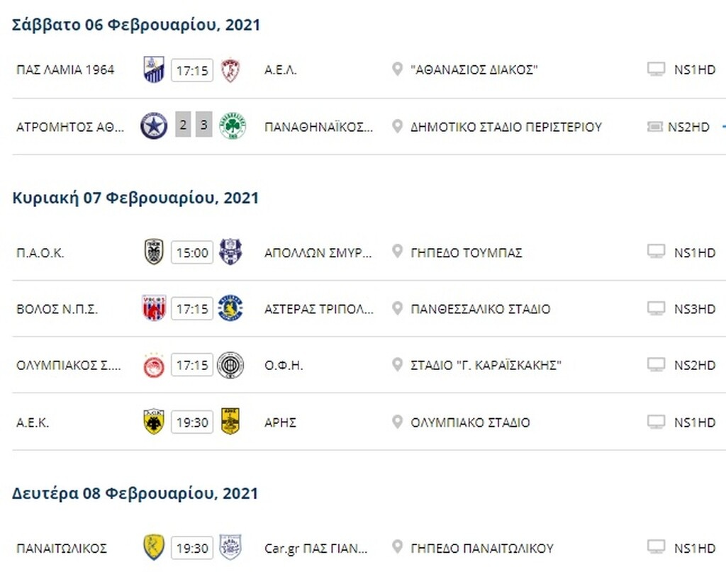 Super League 1: Τα βλέμματα στο ΟΑΚΑ