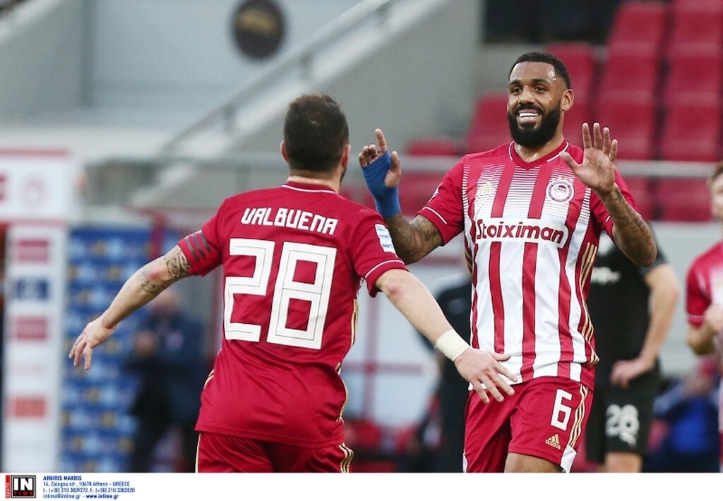 Ολυμπιακός-ΟΦΗ: Ημίχρονο... φωτιά - Τα «ερυθρόλευκα» γκολ (videos)