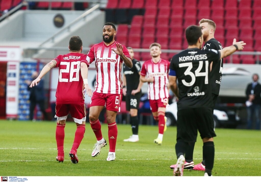 Ολυμπιακός-ΟΦΗ: Ημίχρονο... φωτιά - Τα «ερυθρόλευκα» γκολ (videos)