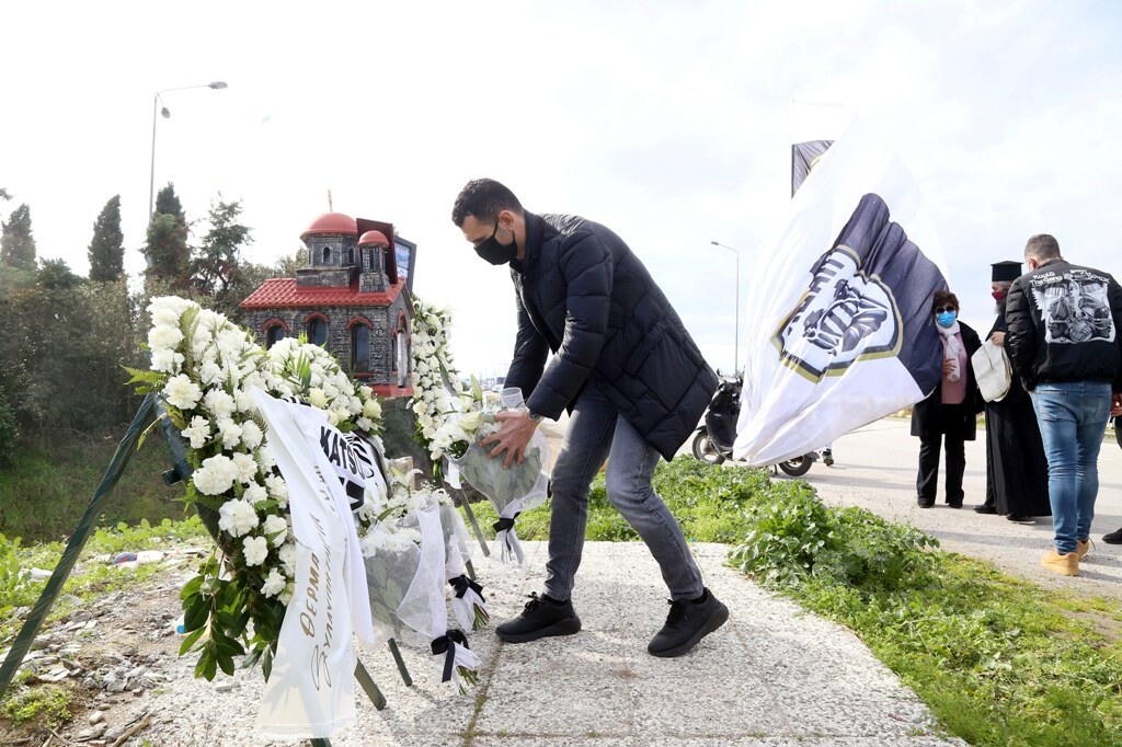 ΠΑΟΚ: Τίμησαν τη μνήμη του Κατσούρη (photos+video)