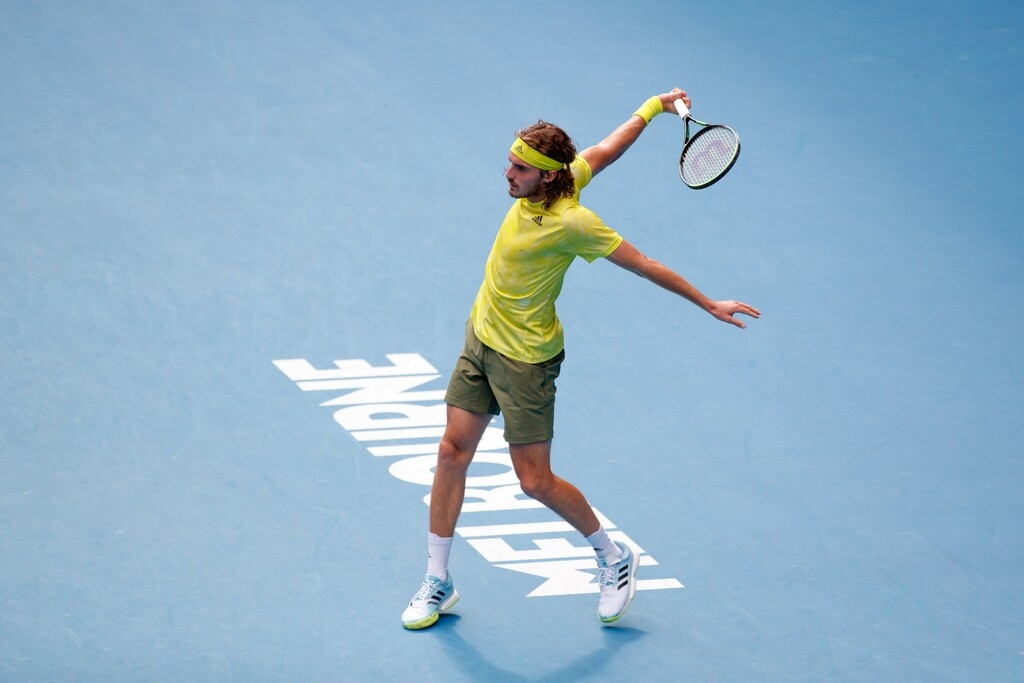Australian Open: Δυσκολεύτηκε ο Τσιτσιπάς, αλλά νίκησε τον Κοκκινάκη (photos)