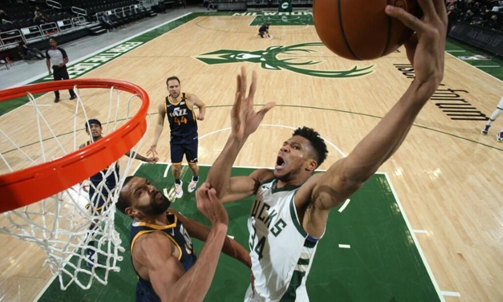 NBA: Δεν έφτανε ο Γιάννης - Εντυπωσιαζουν οι Τζαζ (video+photos)