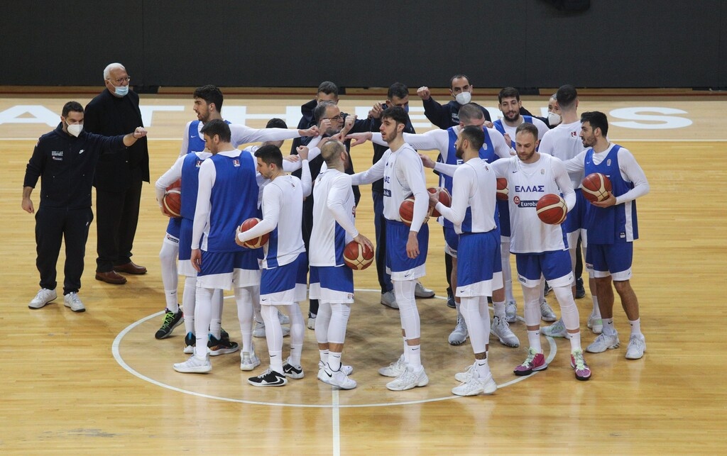 Εθνική Ελλάδος: Προπόνηση στο ΟΑΚΑπριν τη Λετονία