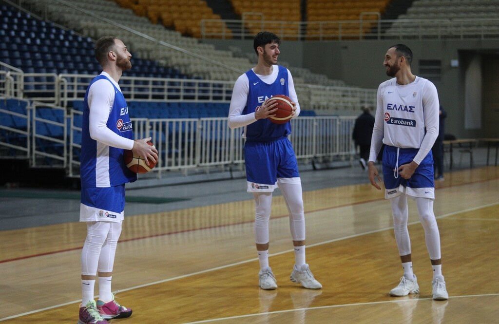 Εθνική Ελλάδος: Προπόνηση στο ΟΑΚΑπριν τη Λετονία