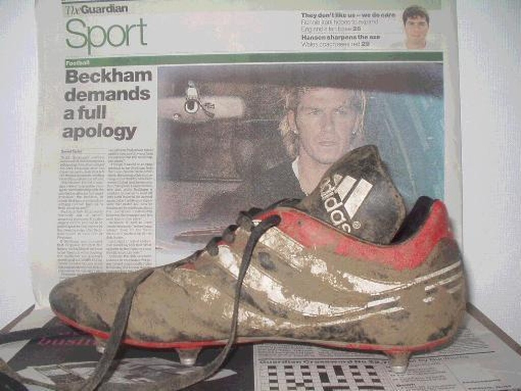 Όταν ο Μπέκαμ έφαγε… παπούτσι από τον Φέργκιουσον