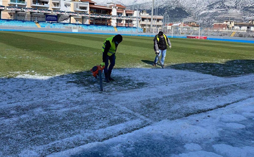 ΠΑΣ Γιάννινα-Παναθηναϊκός: Η κατάσταση του αγωνιστικού χώρου και το ματς Κυπέλλου (photos)