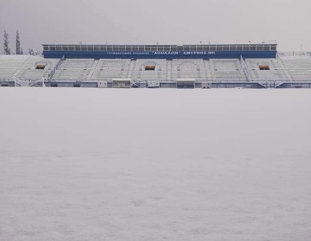 Κακοκαιρία «Μήδεια»: Στον… αέρα το Απόλλων Σμύρνης-Λαμία - Στα «λευκά» η Ριζούπολη (photos)
