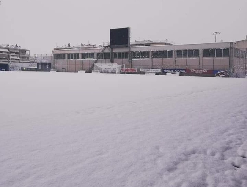 Κακοκαιρία «Μήδεια»: Στον… αέρα το Απόλλων Σμύρνης-Λαμία - Στα «λευκά» η Ριζούπολη (photos)