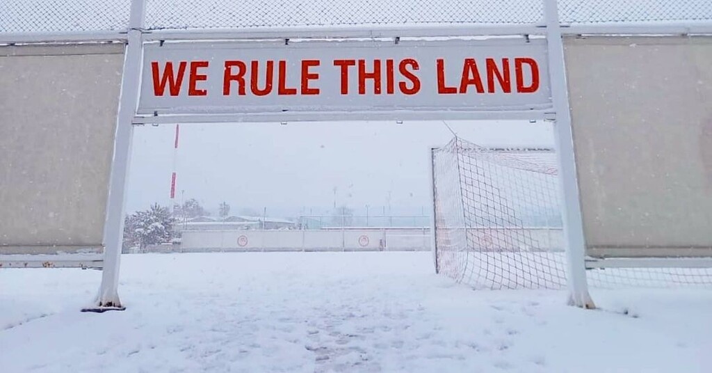 Κακοκαιρία «Μήδεια»: Ντύθηκε στα… λευκά το «Γ. Καραϊσκάκης» (photos)