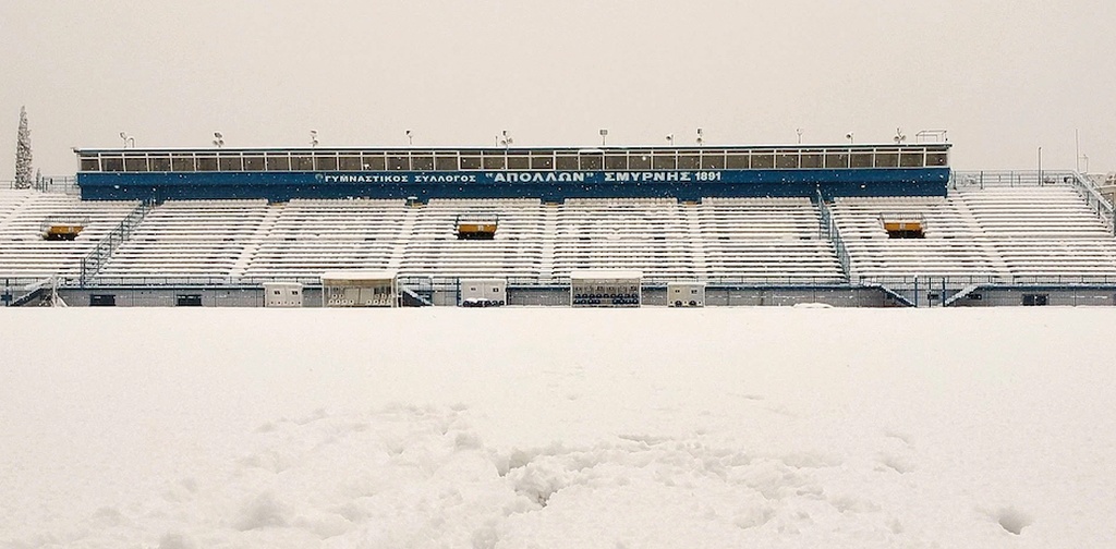 Κακοκαιρία «Μήδεια»: Στον… αέρα το Απόλλων Σμύρνης-Λαμία - Στα «λευκά» η Ριζούπολη (photos)