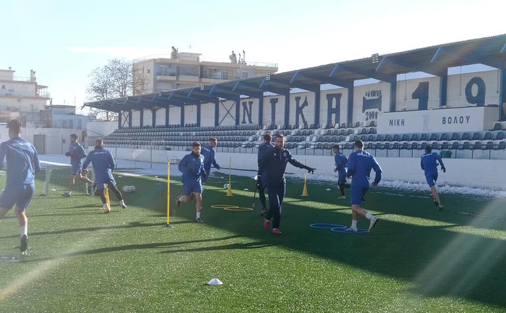 Νίκη Βόλου: «Πρώτη» με χιόνια και χαμόγελα (photos)