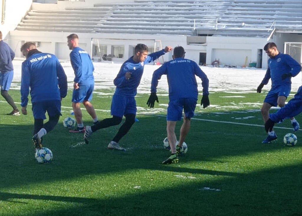 Νίκη Βόλου: «Πρώτη» με χιόνια και χαμόγελα (photos)