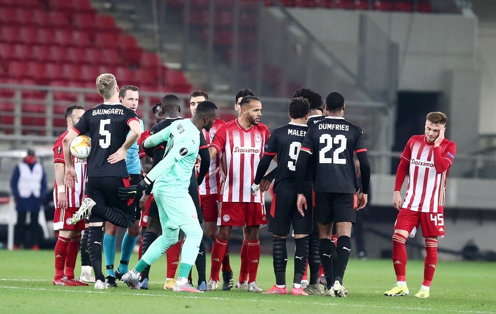Ολυμπιακός-Αϊντχόφεν 4-2: Προβάδισμα με τεσσάρα (photos+videos)