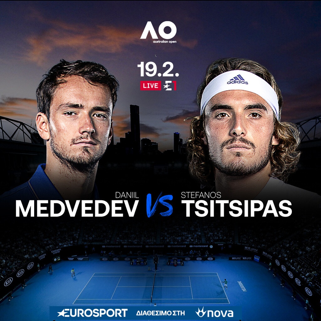 Australian Open: Μάχη Τσιτσιπά με Μεντβέντεβ για μια θέση στον τελικό