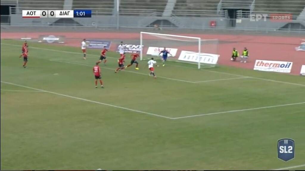 Τρίκαλα-Διαγόρας: Γκολ από τα… αποδυτήρια οι Ροδίτες (video)