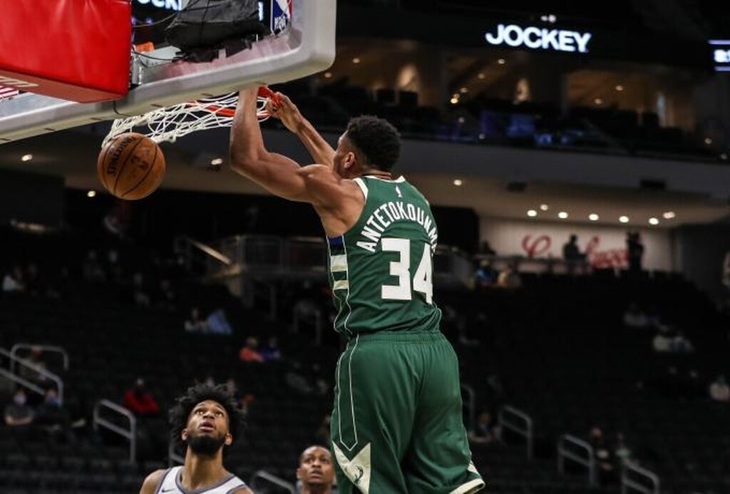 NBA: Πήραν φόρα οι Μπακς - Εντυπωσιακός Αντετοκούνμπο (photos+video)