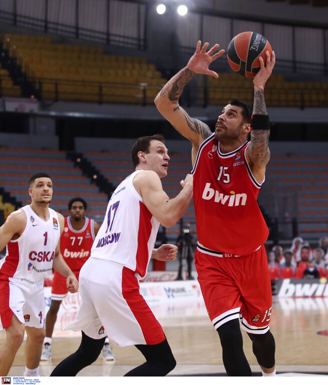 Ολυμπιακός-ΤΣΣΚΑ 74-75: Ήθελε κάτι παραπάνω