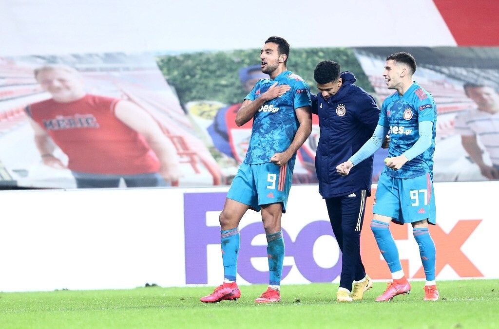 Αϊντχόφεν-Ολυμπιακός: Έξαλλοι πανηγυρισμοί μετά την πρόκριση (photos+video)