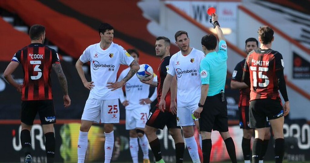 Χαμός στο Μπόρνμουθ - Γουότφορντ: Τσαμπουκάς και αποβολές (videos)