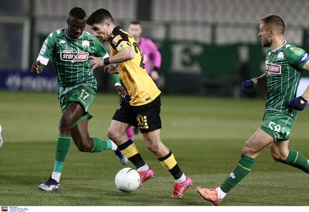 Παναθηναϊκός-ΑΕΚ 1-1: Έτσι οδηγήθηκαν στην ισοπαλία οι δύο μονομάχοι (video+photos)