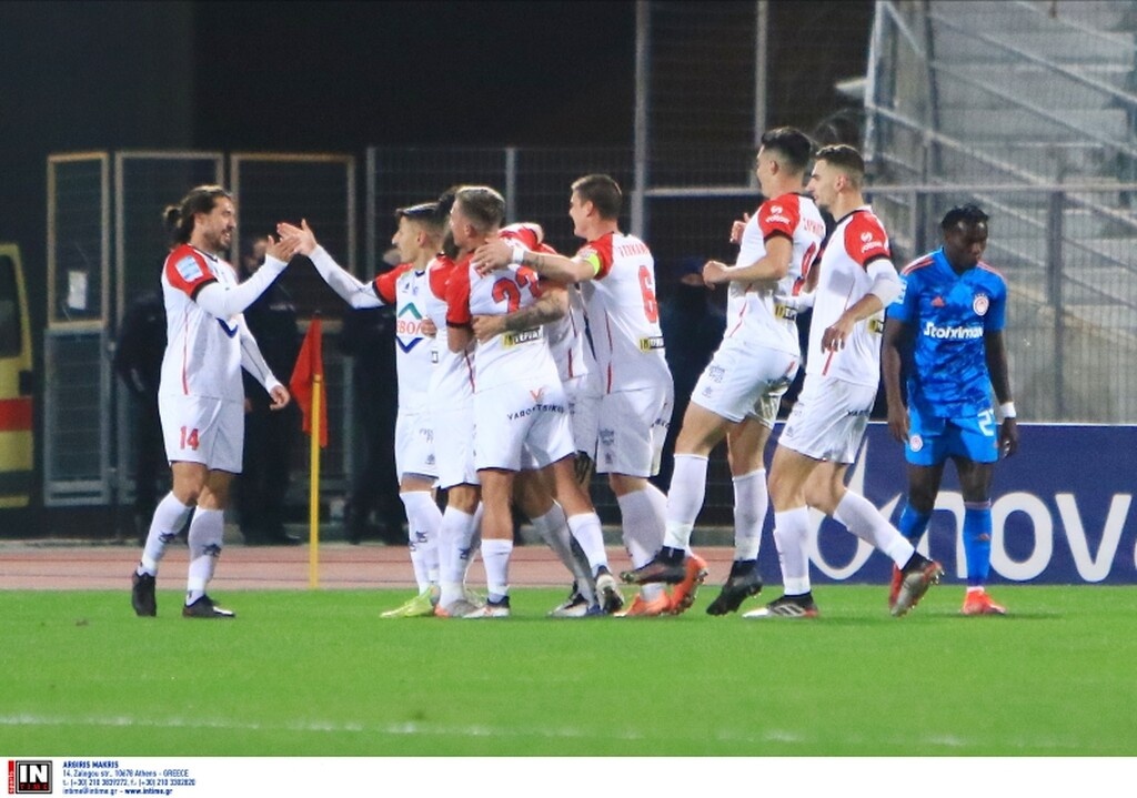 ΝΠΣ Βόλος-Ολυμπιακός: Απάντηση με Γκρίλο - Η αντίδραση του Μπέου στο γκολ (video)