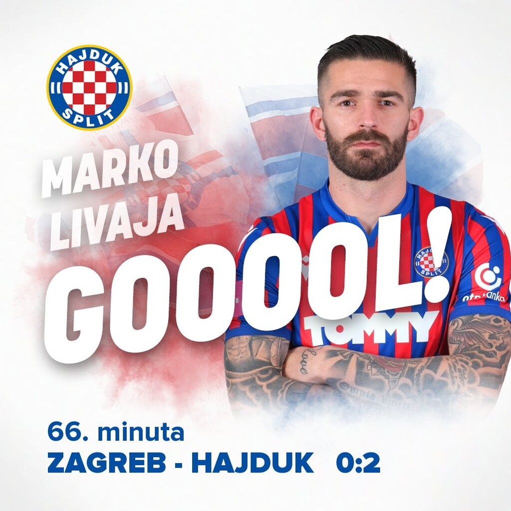 Άνοιξε λογαριασμό ο Λιβάγια και πρόκριση για την Χάιντουκ