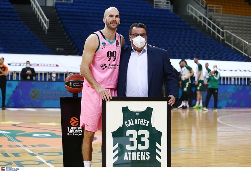 Παναθηναϊκός ΟΠΑΠ-Μπαρτσελόνα: Η υποδοχή στον Νικ Καλάθη και η βράβευσή του (videos+photos)