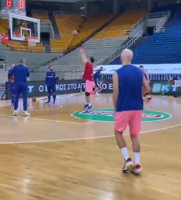 Παναθηναϊκός ΟΠΑΠ-Μπαρτσελόνα: Επέστρεψε στο ΟΑΚΑ ο Καλάθης, πρώτη για Χεζόνια (videos+photos)