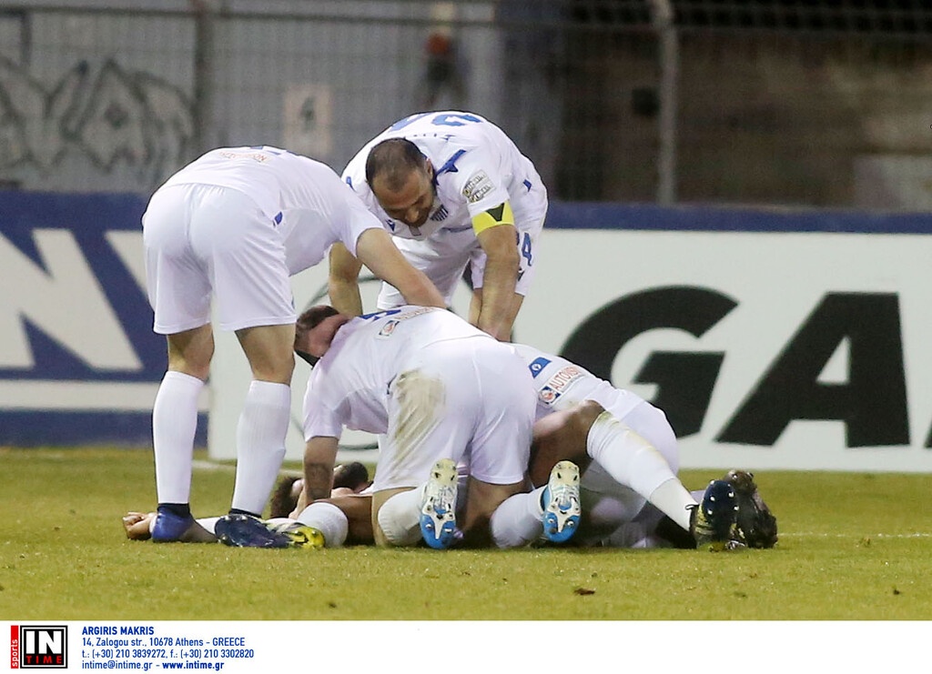 Λαμία-ΠΑΟΚ: Εκμεταλλεύτηκε τα λάθη ο Τζέιμς και ισοφάρισε (video+photos)