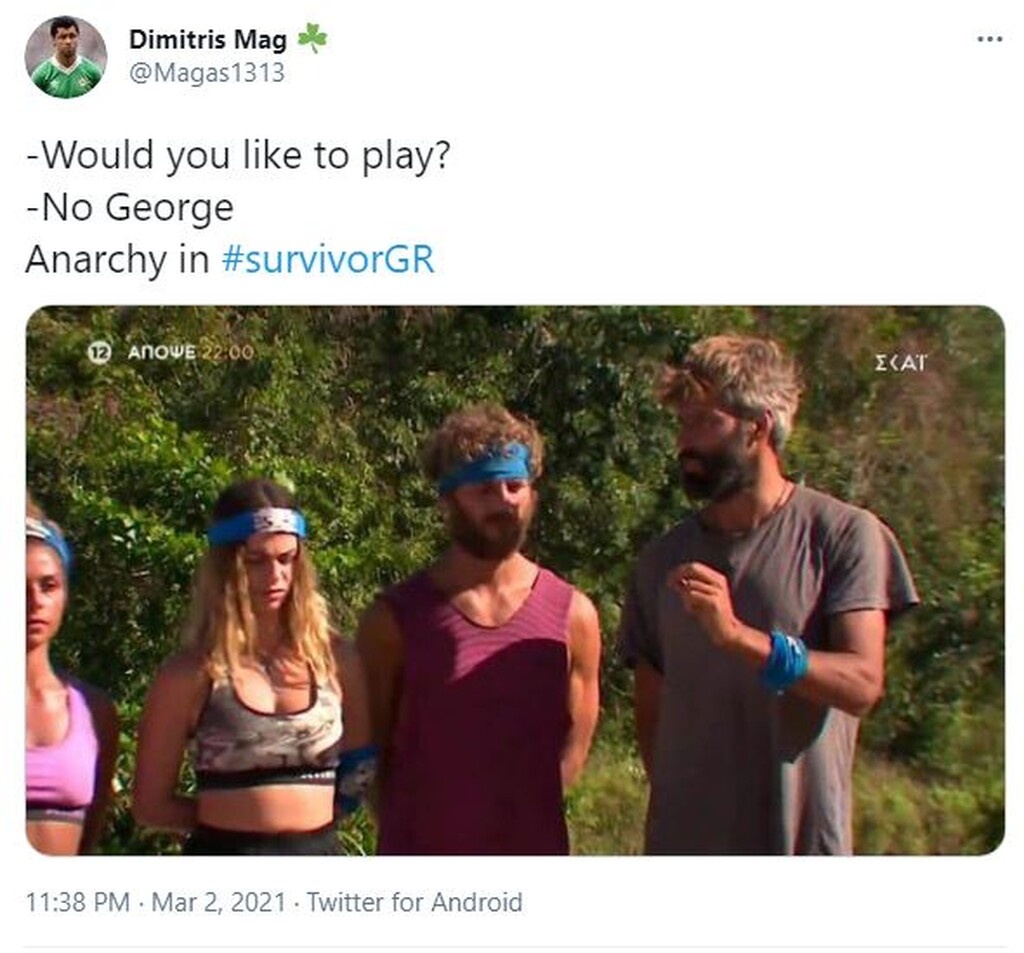 Survivor: Επικό τρολάρισμα στο Twitter με Αλέξη-Κρις - Οι πρώτοι αντιστασιακοί σε ριάλιτι (pics+vid)