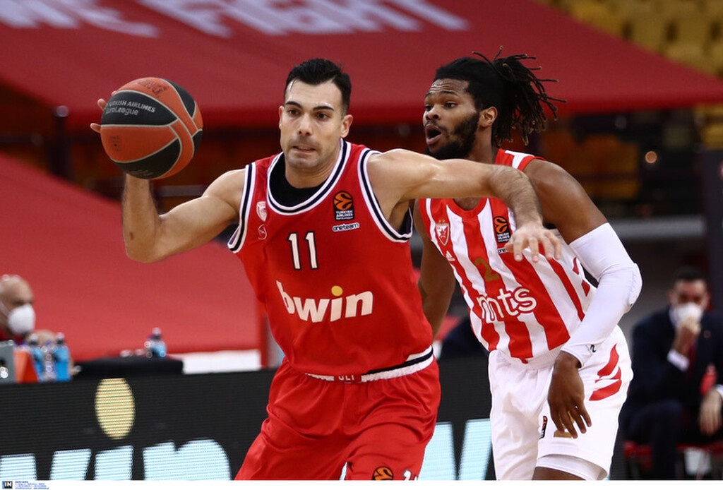 Ολυμπιακός - Ερυθρός Αστέρας 94-79: Έβαλε «φρένο» στον κατήφορο του (videos+photos)
