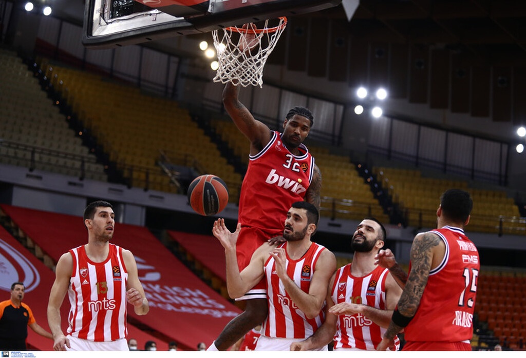 Ολυμπιακός - Ερυθρός Αστέρας 94-79: Έβαλε «φρένο» στον κατήφορο του (videos+photos)