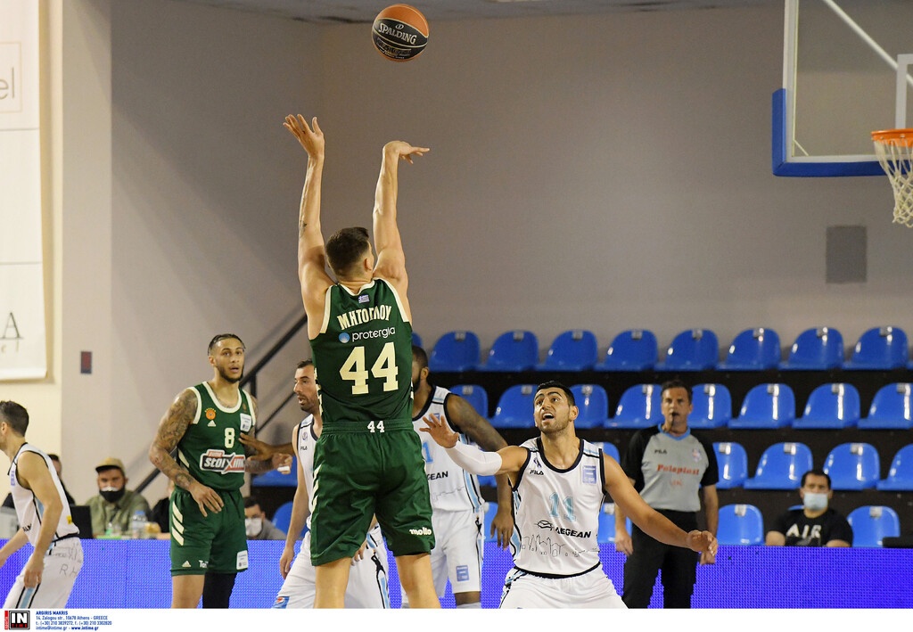 Κολοσσός Ρόδου - Παναθηναϊκός ΟΠΑΠ: Τρίποντη «πράσινη» εκτέλεση στο πρώτο μέρος (videos+photos)